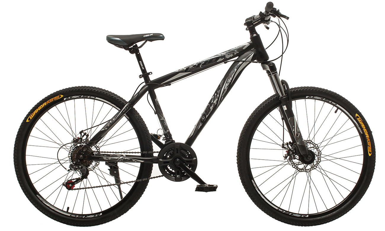 Велосипед Oskar Pro 26" 2021, розмір М, Чорно-білий